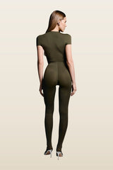 Skin leggings — model back