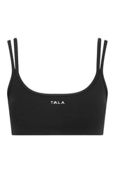 SkinLuxe Bandeau Cross Over Sports Bra - Shadow — packshot