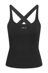 SkinLuxe Cross Back Vest - Shadow — packshot