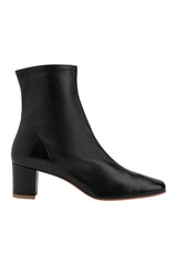 Sofia Black Leather Ankle Boot — packshot