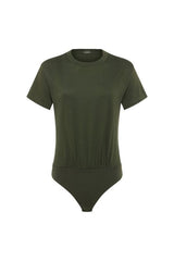 Soft Cotton Everyday T-Shirt Bodysuit | Darkest — packshot