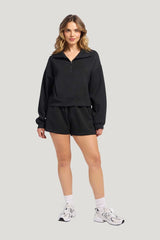 Soft Motion Quarter-Zip — model front