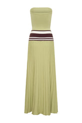 Solaris Strapless Contrast Knit Maxi Dress — packshot