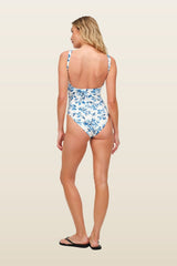 Square Neck One Piece | Tidal Toile — model back