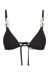 Stone Strap Triangle Top (Faux Suede — packshot