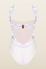 Sunstone Lycra Bodysuit — model back