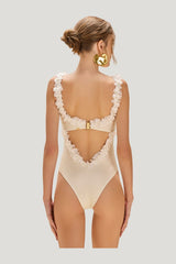 Sunstone Lycra Bodysuit — model side