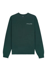 Syracuse Crewneck - Forest/White — packshot