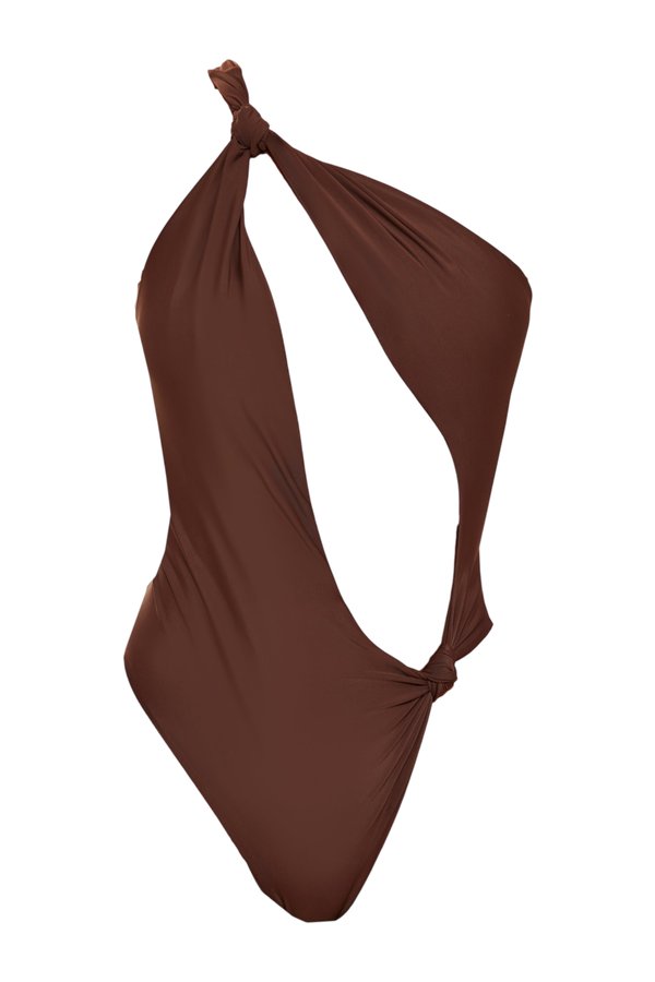 The Asymmetric Knot Detail Swimsuit — packshot