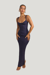 The Cinched Lace Corset — model side
