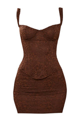 The Cinched Lace Mini Skirt — packshot