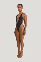 The Fishtail Swimsuit — model side