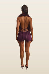 The Fur Leia Top — model back