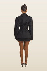 The Sandra Blazer — model back
