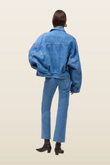 The Perfect Denim Jacket (Classic — model back