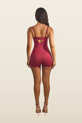 The Sculpt Playsuit — model back