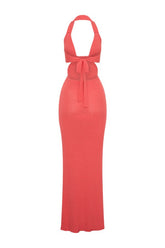 Theresea Halter Knit Maxi Dress — packshot