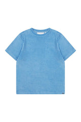 Towelling Short Sleeve T Shirt - Aqua — packshot