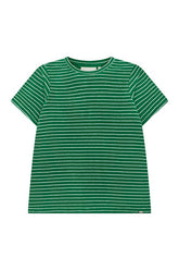Towelling Stripe Short Sleeve T Shirt - Jelly Bean — packshot