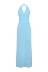 Valentina Chiffon Halter Maxi Dress — packshot