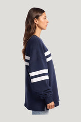 Varsity Crewneck — model side