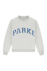 Vintage Denim Varsity Mockneck - Classic Grey + Vintage Denim — packshot