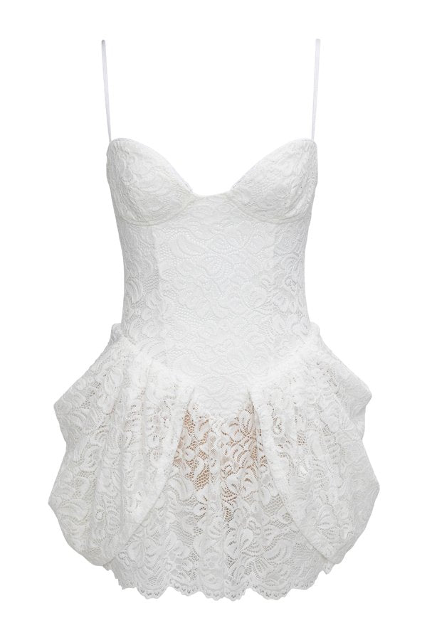 Vecna White Lace - Mini Dress — packshot