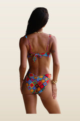 Ventura Bikini Top in Azania — model back
