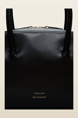 VESPER Smooth calf handbag — model back