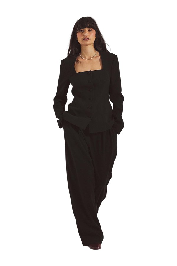 Wide High Waist Suit Pants — packshot