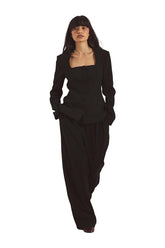 Wide High Waist Suit Pants — packshot