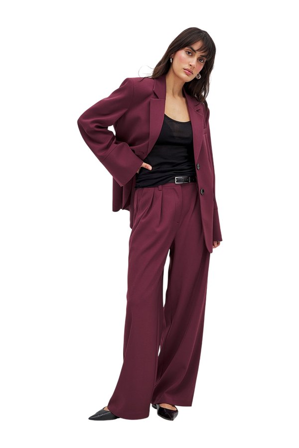 Wide High Waist Suit Pants — packshot