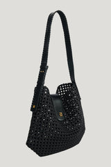 Woven Tote — model front