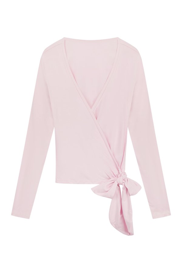 Ballet Wrap Long Sleeve Top - Ballerina — packshot