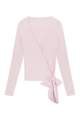Ballet Wrap Long Sleeve Top - Ballerina — packshot