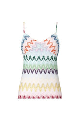 Zig zag lace tank top — packshot