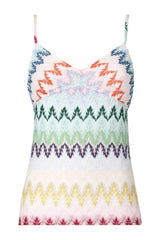 Zig zag lace tank top — packshot