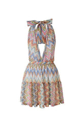 Zig zag tulle cover-up mini dress — packshot