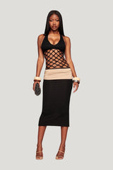 Zoreen Midi Dress — model front