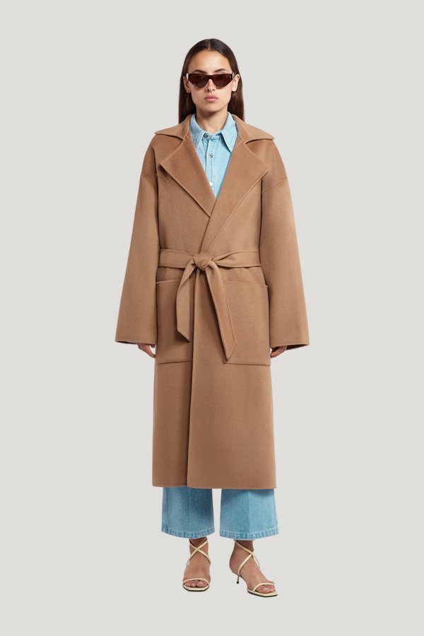 Alamo - Robe coat — model front