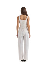 Pinstripe Tailored Trousers