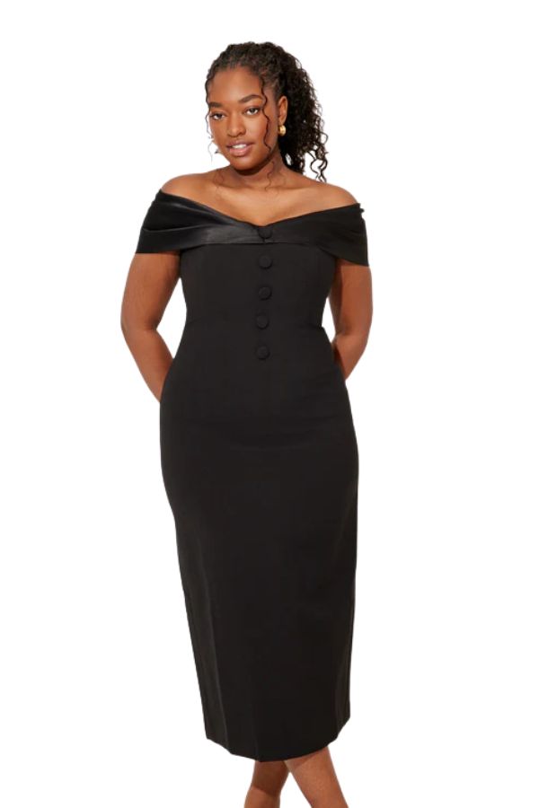 Bow Midi Dress