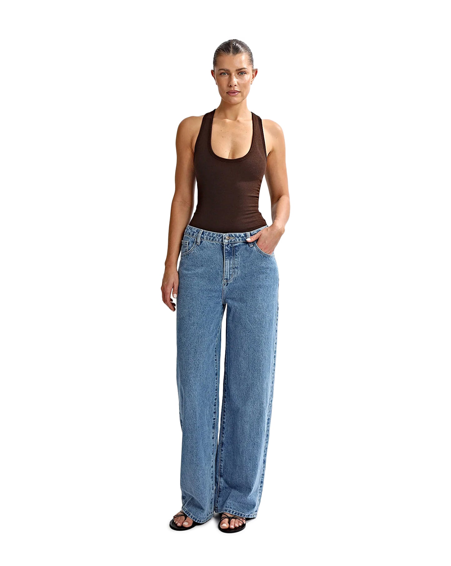 Amelia Tank Brown
