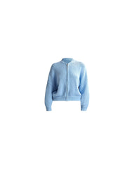 Elliot Knit Zip Jumper Blue