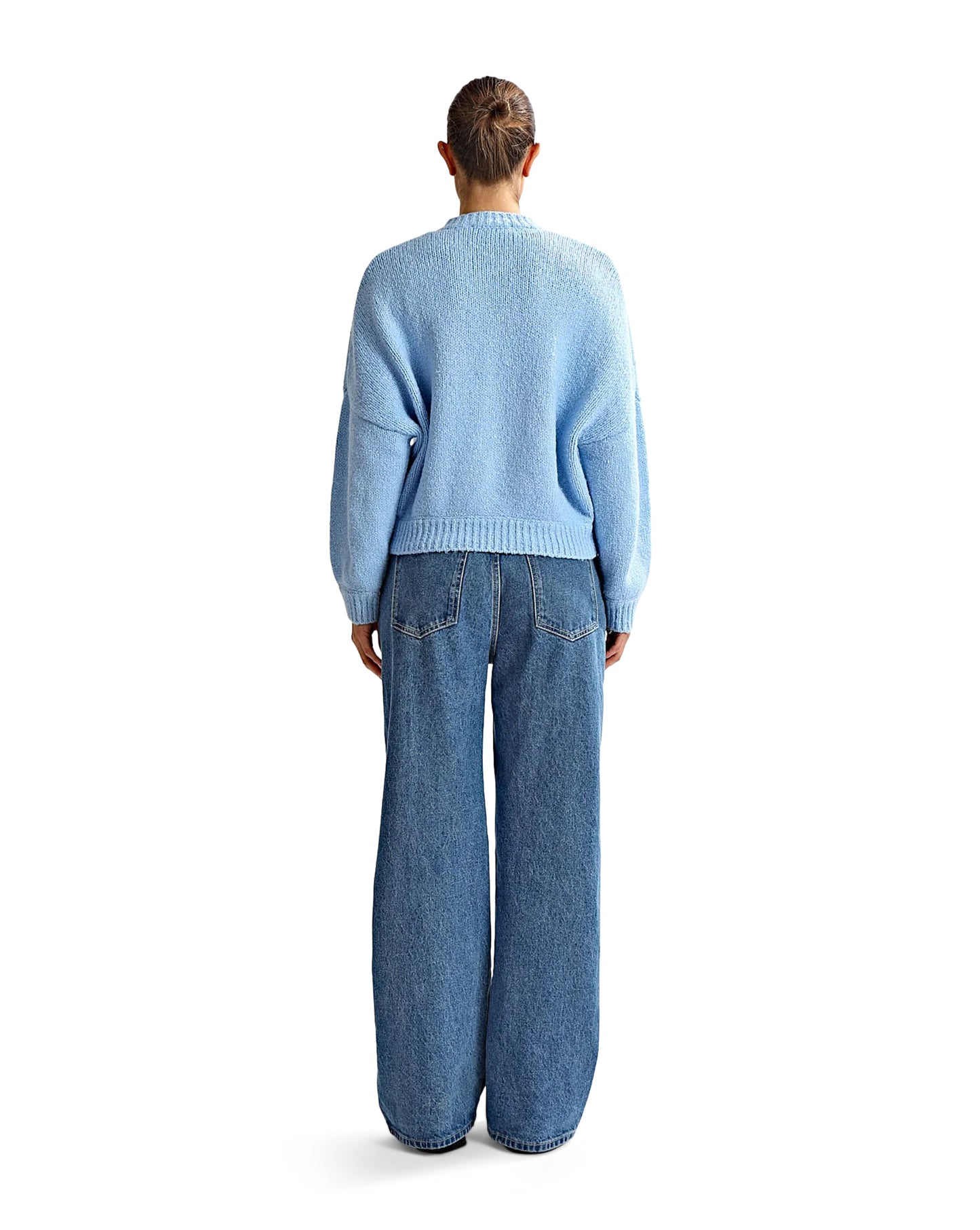 Elliot Knit Zip Jumper Blue