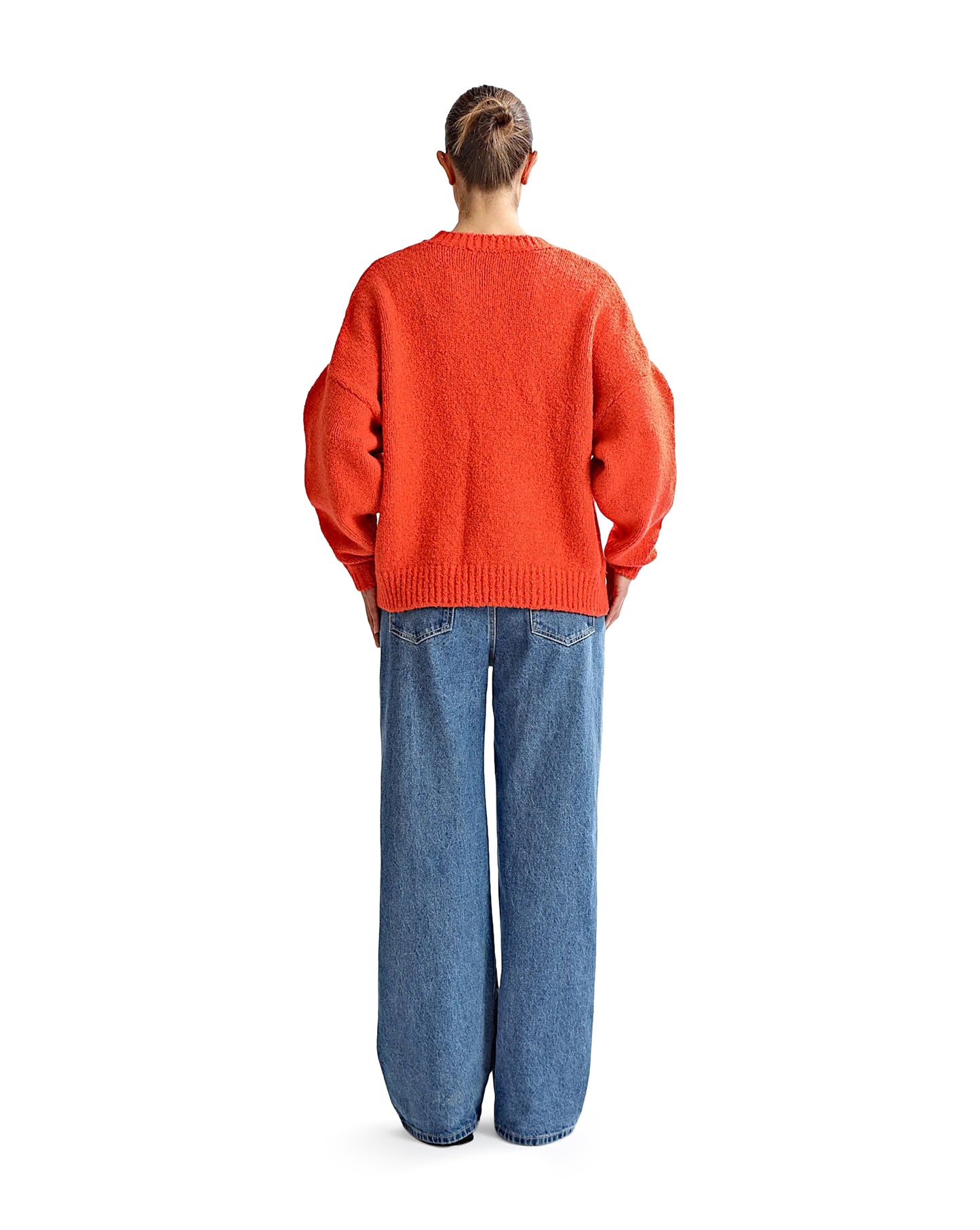 Valentina Knit Jumper Red Marl