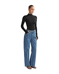 Amelia Long Sleeve Top Black