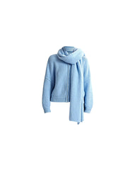 Elliot Knit Scarf Blue