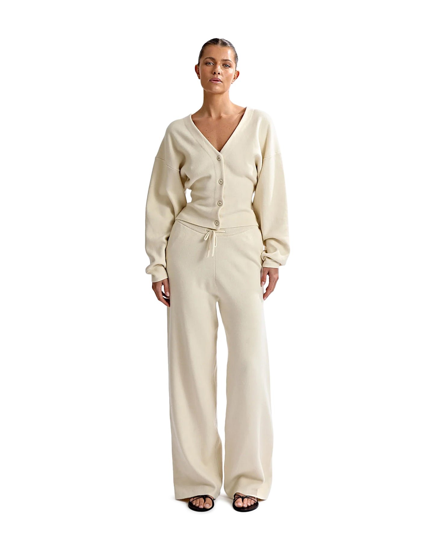 Dion Knit Cardigan Cream