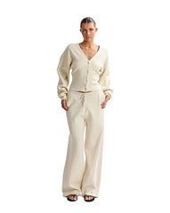 Dion Knit Cardigan Cream